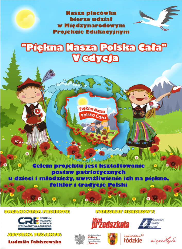 plakat "Piękna nasza Polska cała"