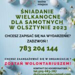 Śniadanie wielkanocne dla samotnych - plakat